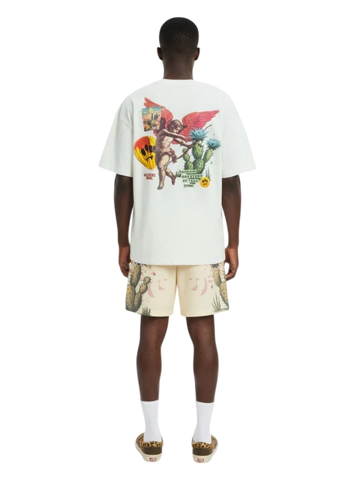BARROW pantaloncini unisex barrow - popeline shorts - beige - 3