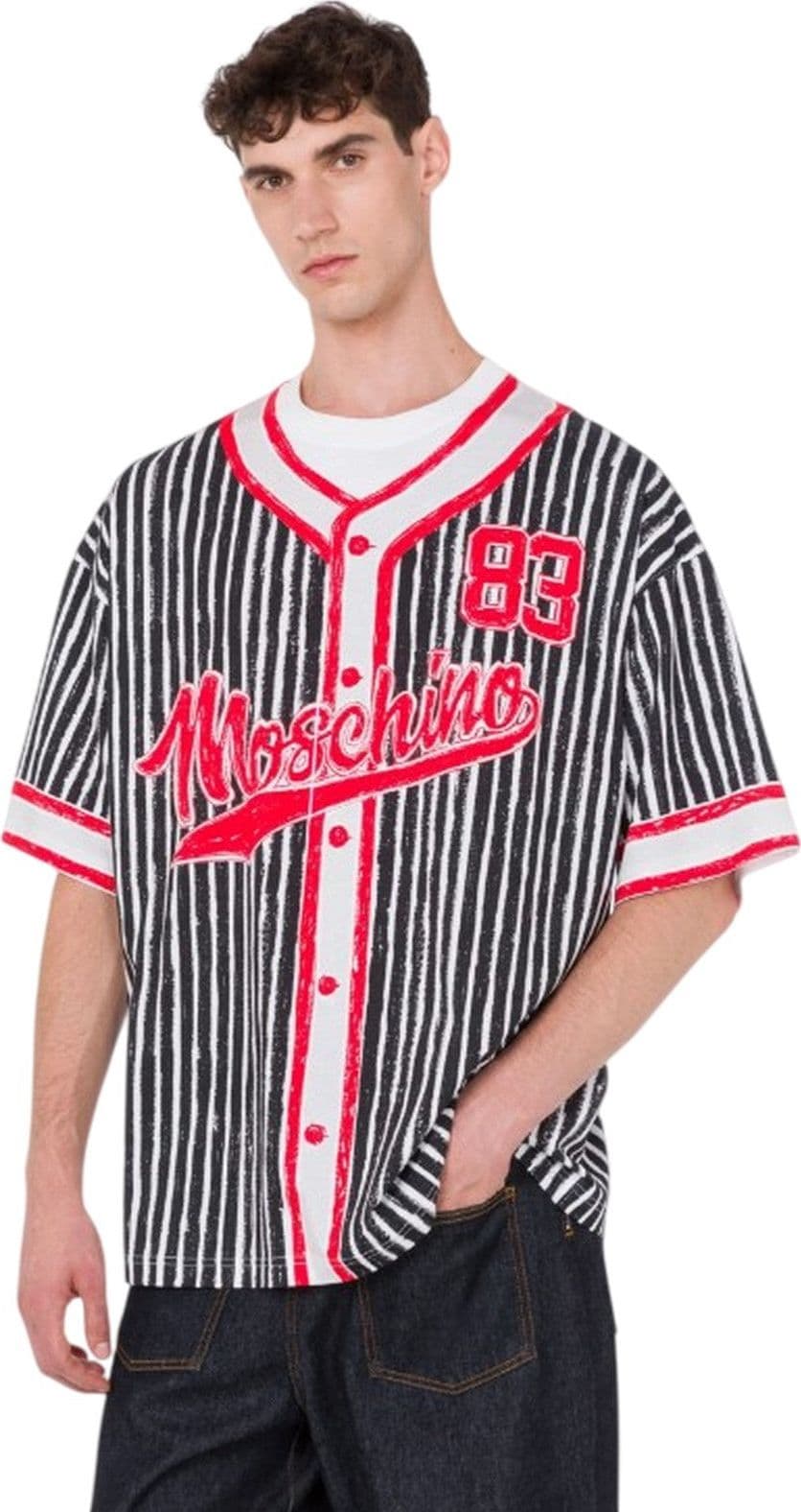 moschino t-shirt uomo  - t-shirt di cotone organico - n.d. - 2