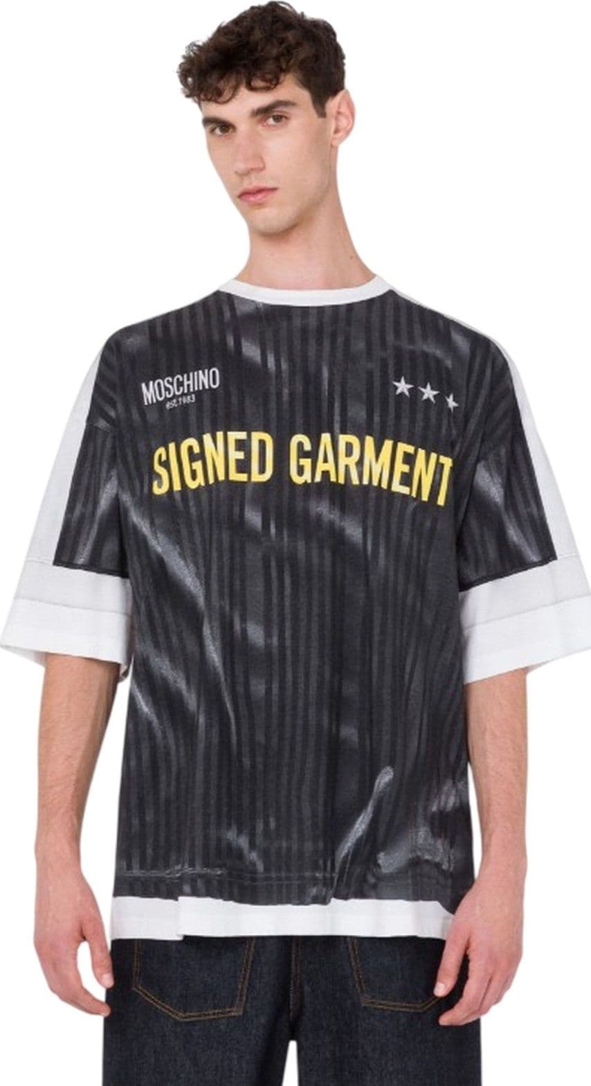 MOSCHINO JEANS t-shirt uomo moschino jeans - t-shirt jersey di cotone organico - n.d. - 2