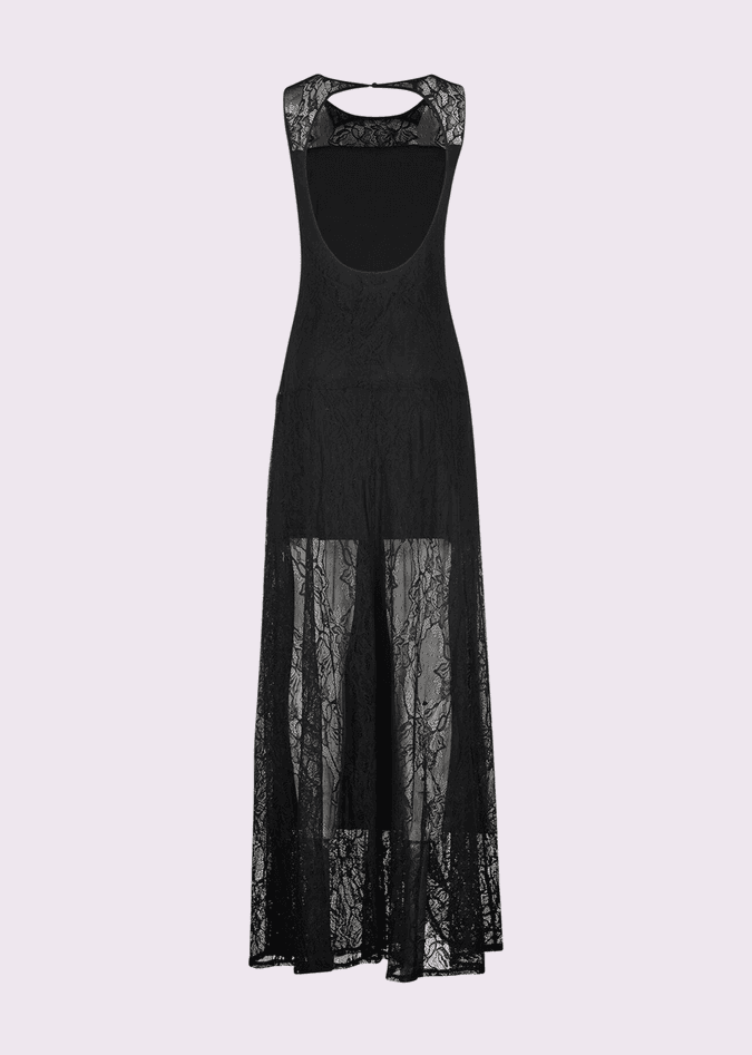 GAUDI abito in pizzo donna nero - 2