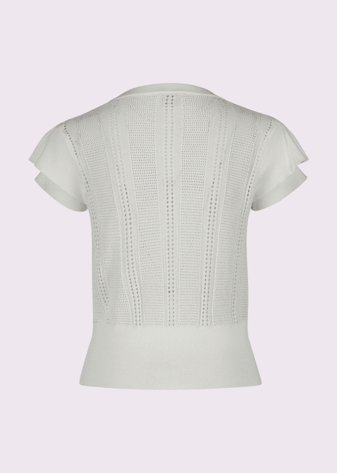 GAUDI maglia traforata donna bianco - 2