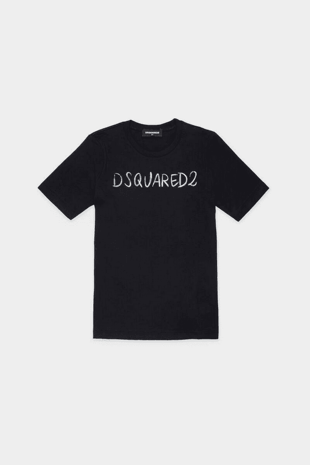 Dsquared t-shirt bambina nero - 4