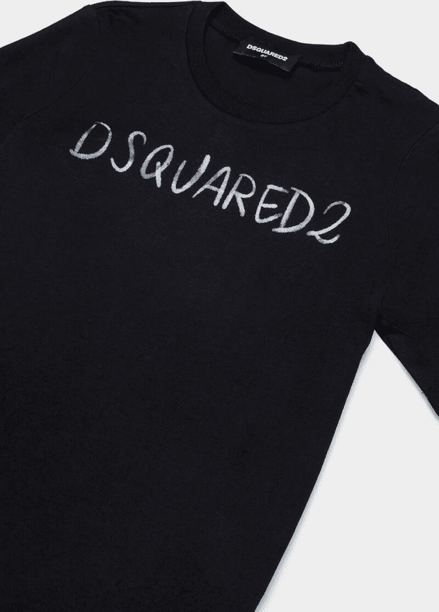 Dsquared t-shirt bambina nero - 2