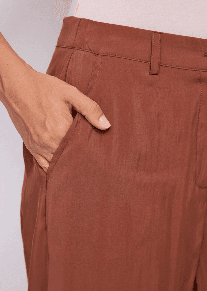 GAUDI pantalone donna marrone - 3