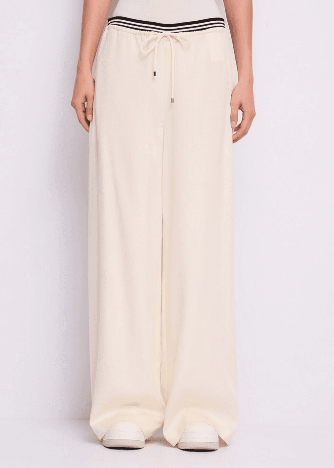 GAUDI pantalone con coulisse donna tofu - 5