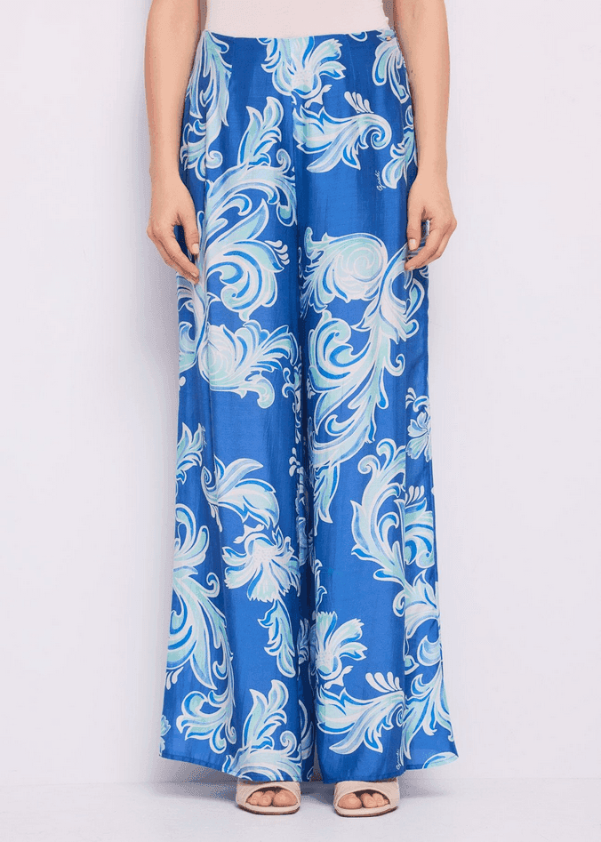GAUDI pantalone con stampa donna blue - 2