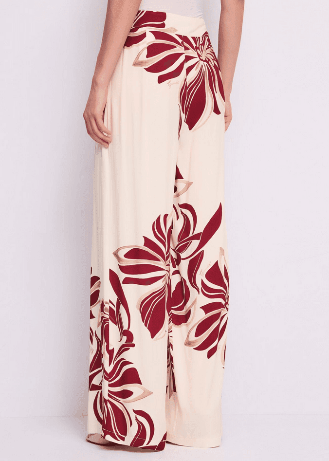 GAUDI pantalone con stampa donna buttercream - 5
