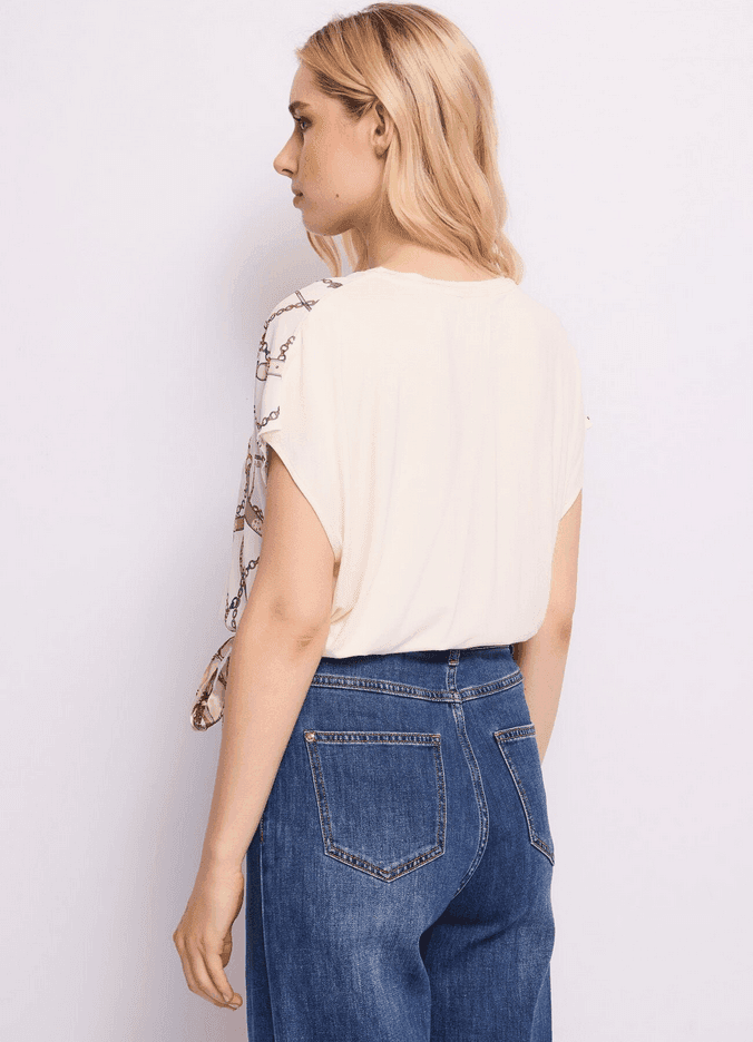 GAUDI t-shirt con stampa donna tofu - 3