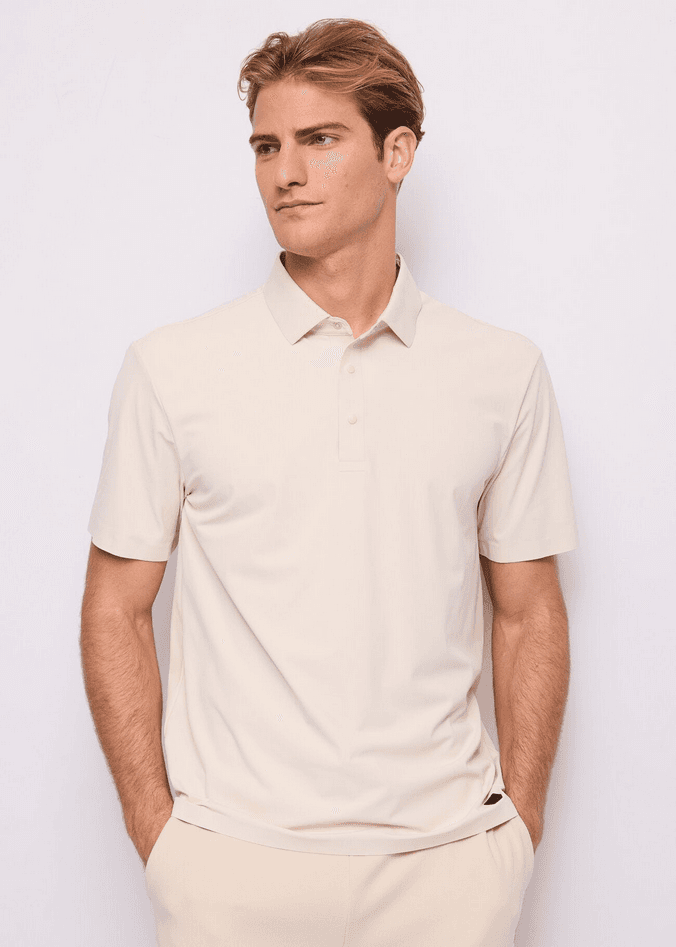 GAUDI polo uomo beige - 5
