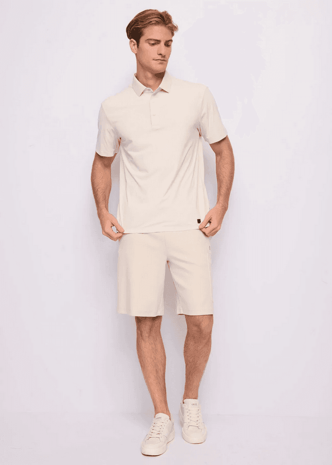 GAUDI polo uomo beige - 4