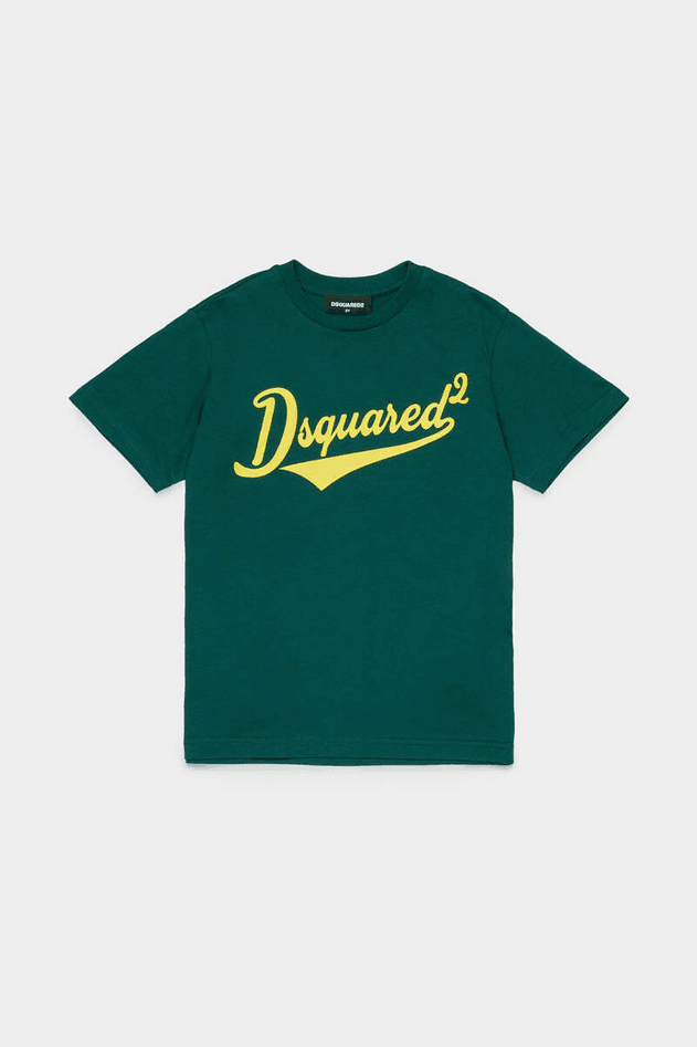 Dsquared t-shirt bambino verde - 4