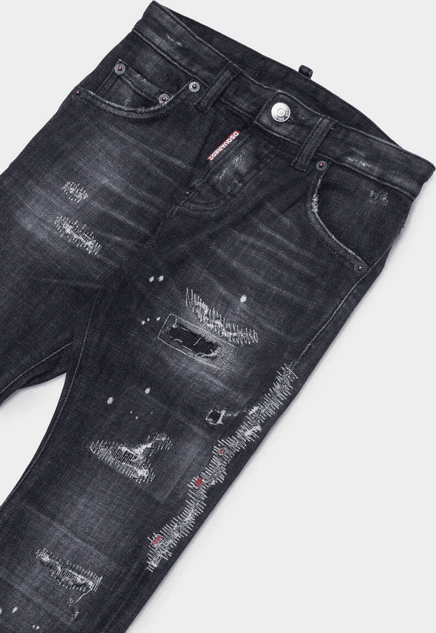 Dsquared jeans bambino denim black - 2