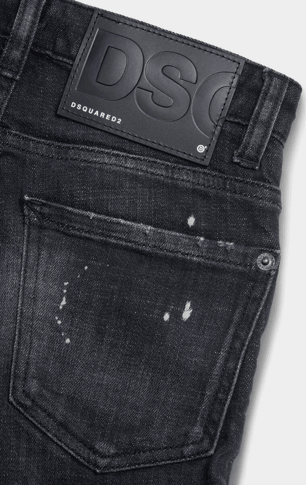 Dsquared jeans bambino denim black - 4