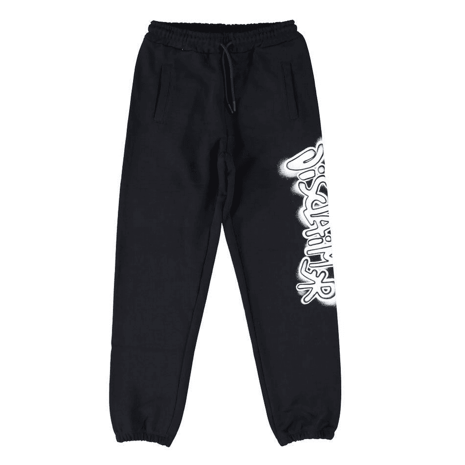 DISCLAIMER KIDS pantalone felpa bambino nero - 3