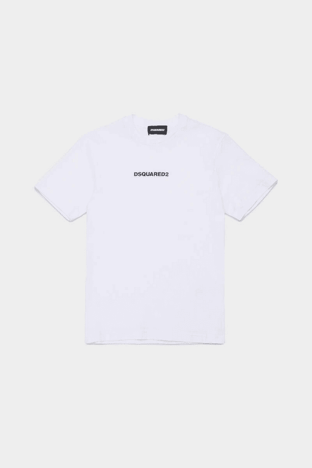 Dsquared t-shirt bambino bianco