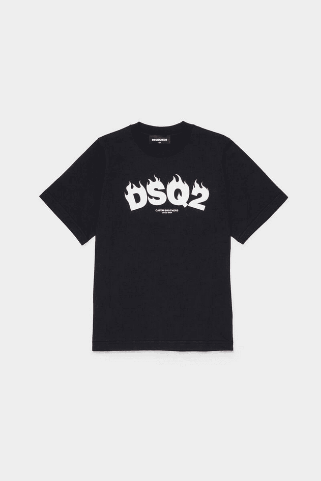 Dsquared t-shirt bambino nero - 4