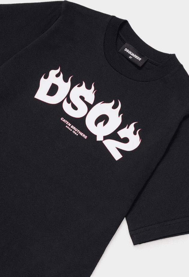 Dsquared t-shirt bambino nero - 2