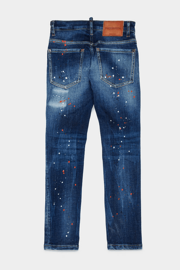 Dsquared jeans bambino blue denim - 3