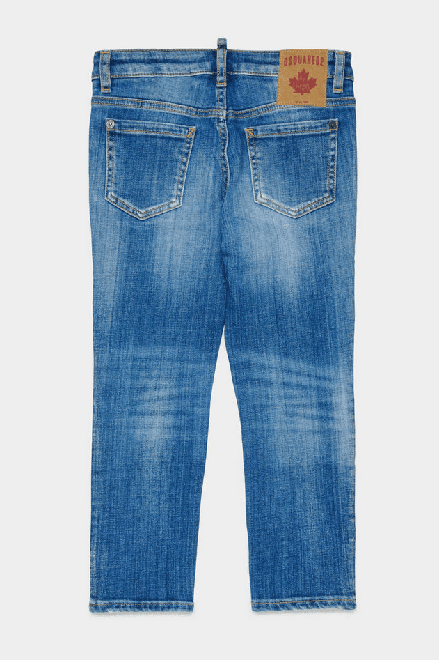 Dsquared jeans bambina blue denim - 3