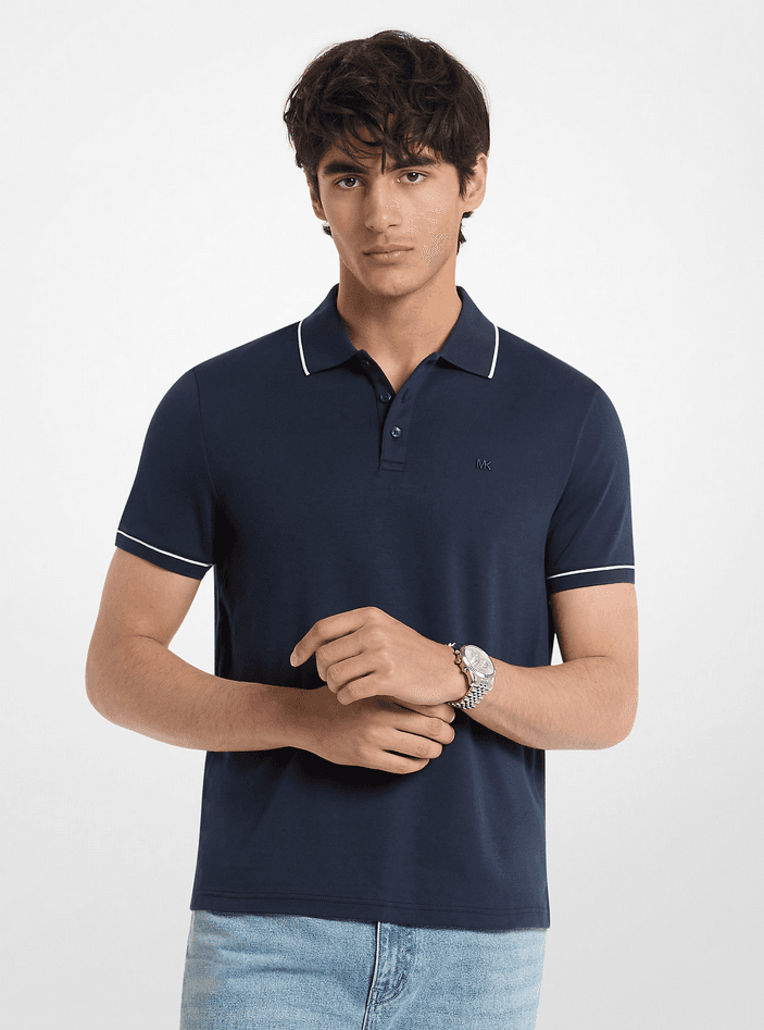 MICHAEL KORS polo uomo blue notte - 3
