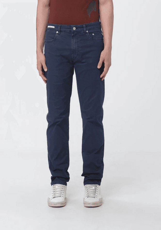 Siviglia pantalone gabardina uomo blue