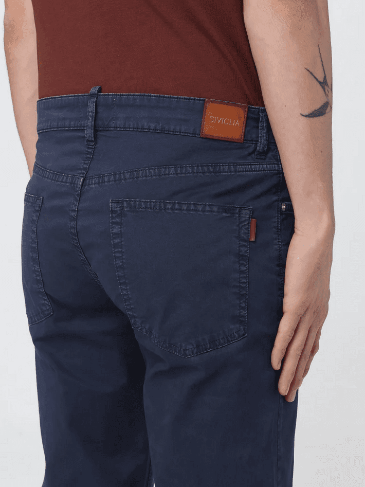 Siviglia pantalone gabardina uomo blue - 3