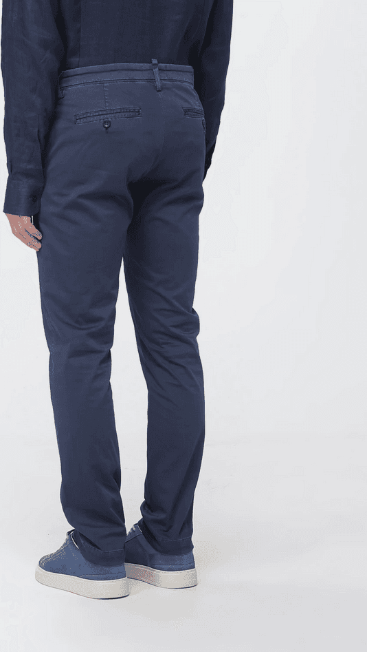 Siviglia pantalone chino uomo blue - 2