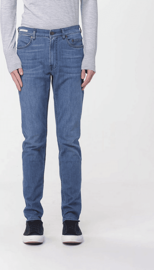 Siviglia jeans slim fit uomo denim leggero - 2