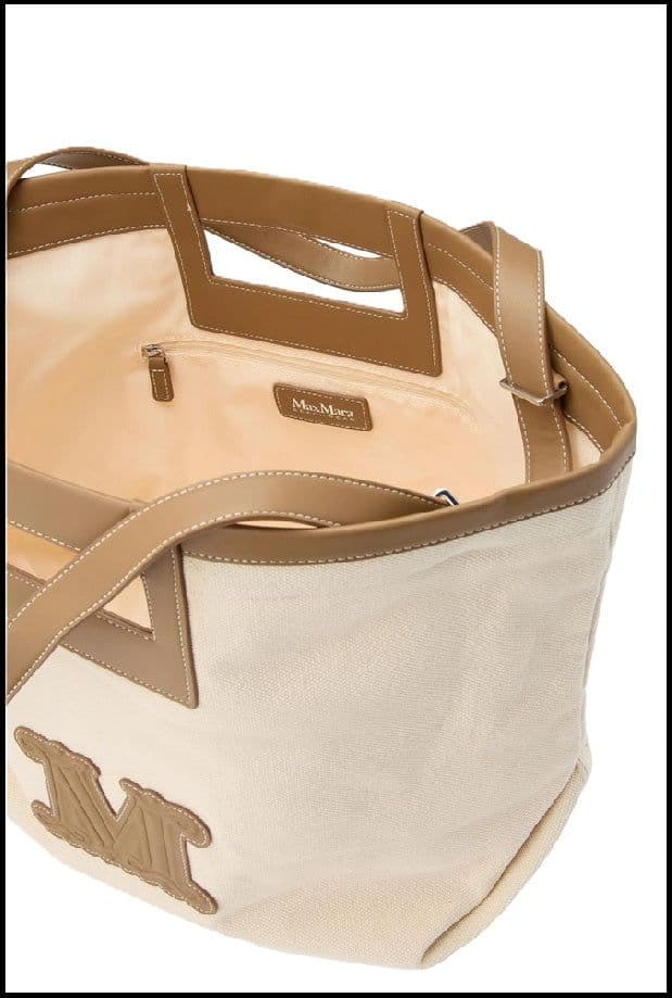 MAX MARA borsa beachwear donna cammello - 2