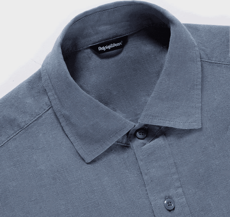 REFRIGIWEAR camicia misto lino uomo flint stone - 2