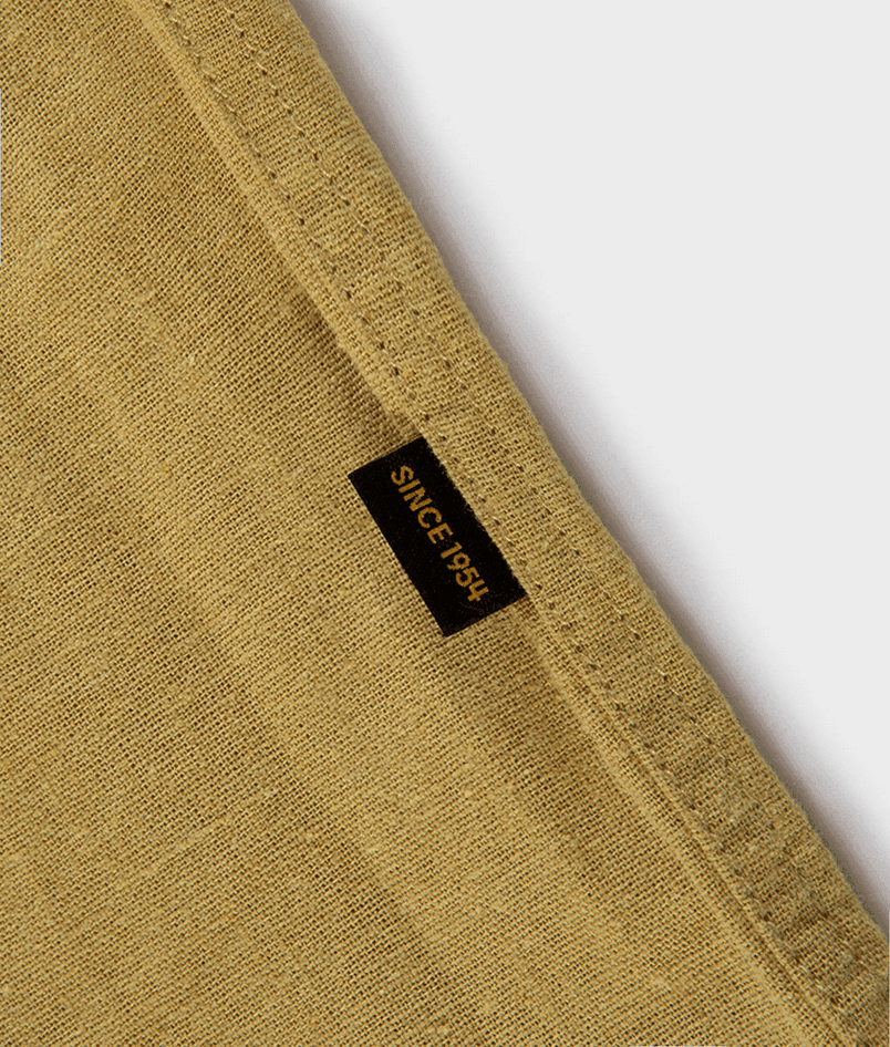 REFRIGIWEAR camicia misto lino uomo burnished gold - 5