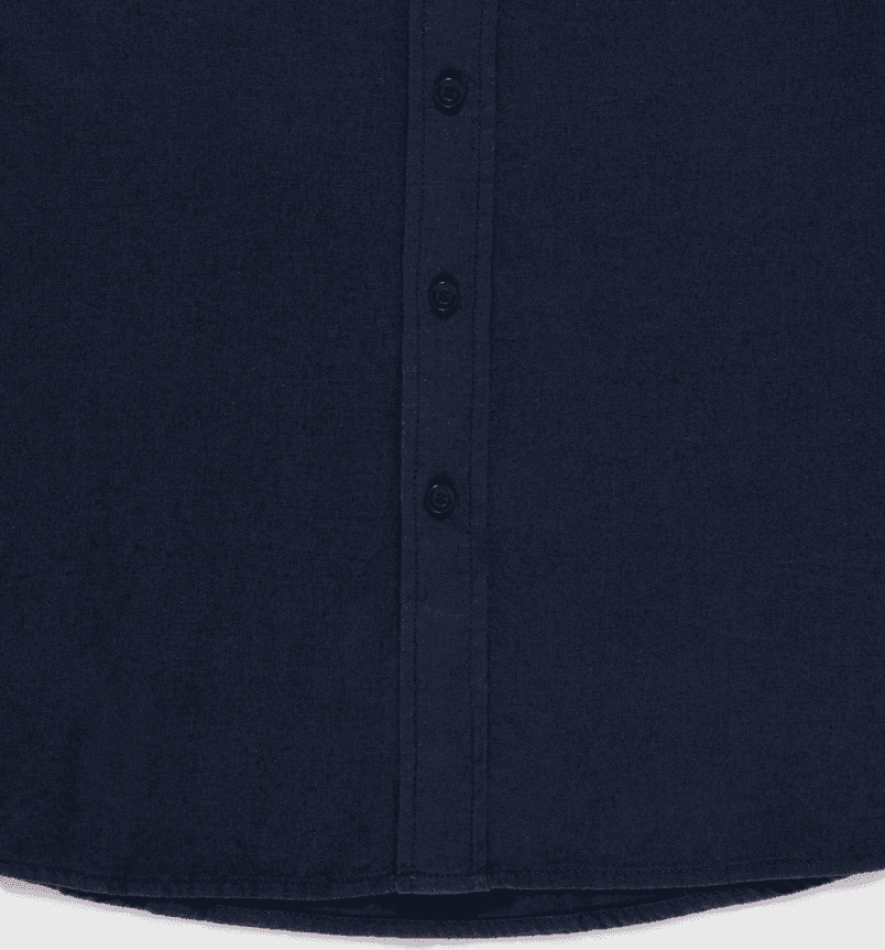 REFRIGIWEAR camicia misto lino uomo navy blazer - 3