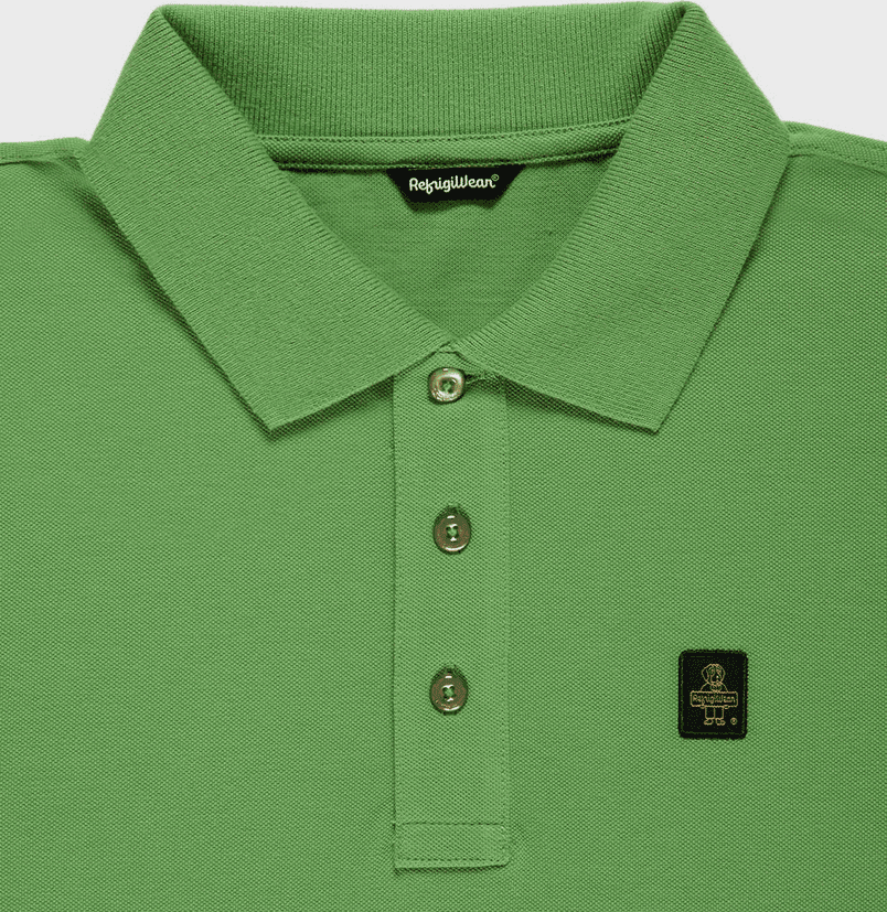 REFRIGIWEAR polo basic uomo verde - 2