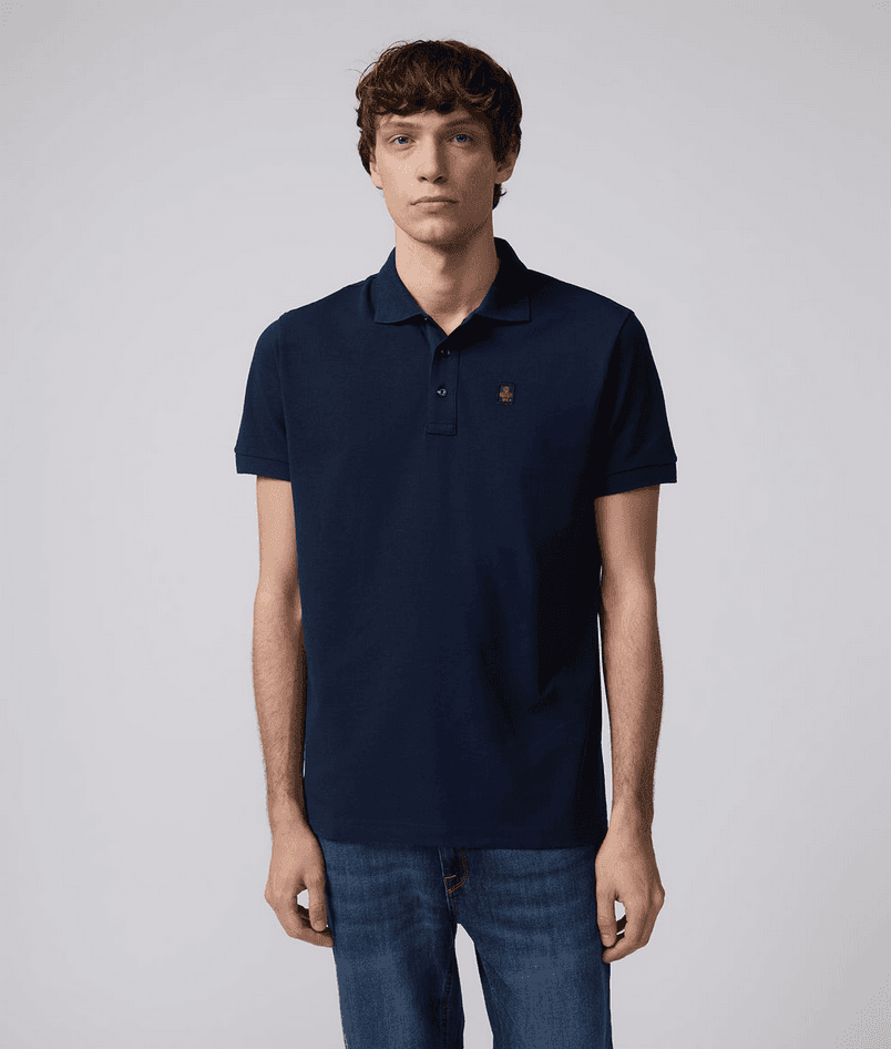 REFRIGIWEAR polo basic uomo navy blazer - 2