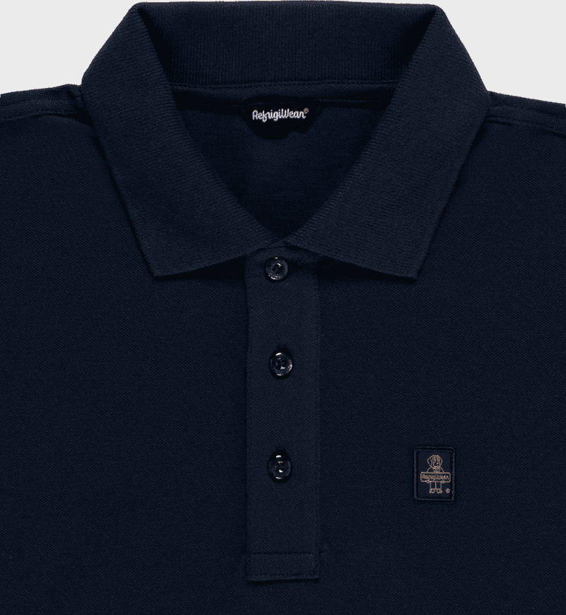 REFRIGIWEAR polo basic uomo navy blazer - 3