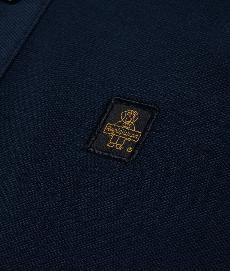 REFRIGIWEAR polo basic uomo navy blazer - 4