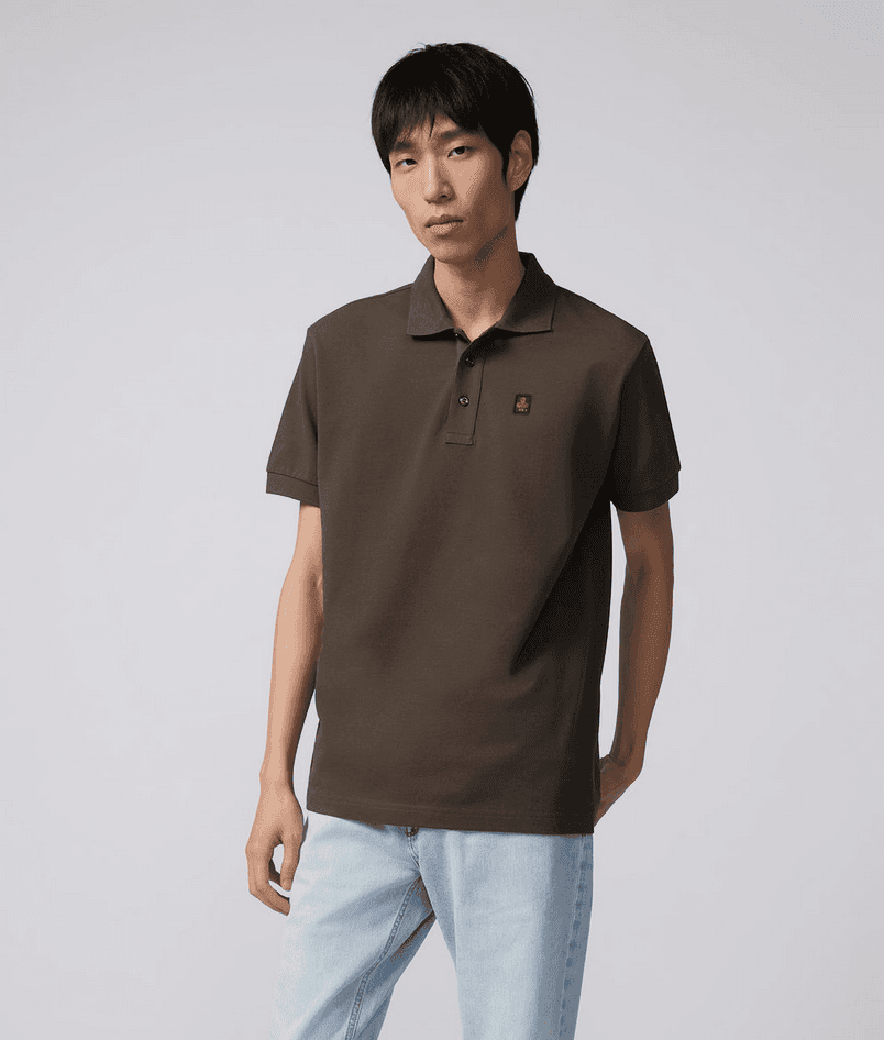 REFRIGIWEAR polo basic uomo major brown - 2