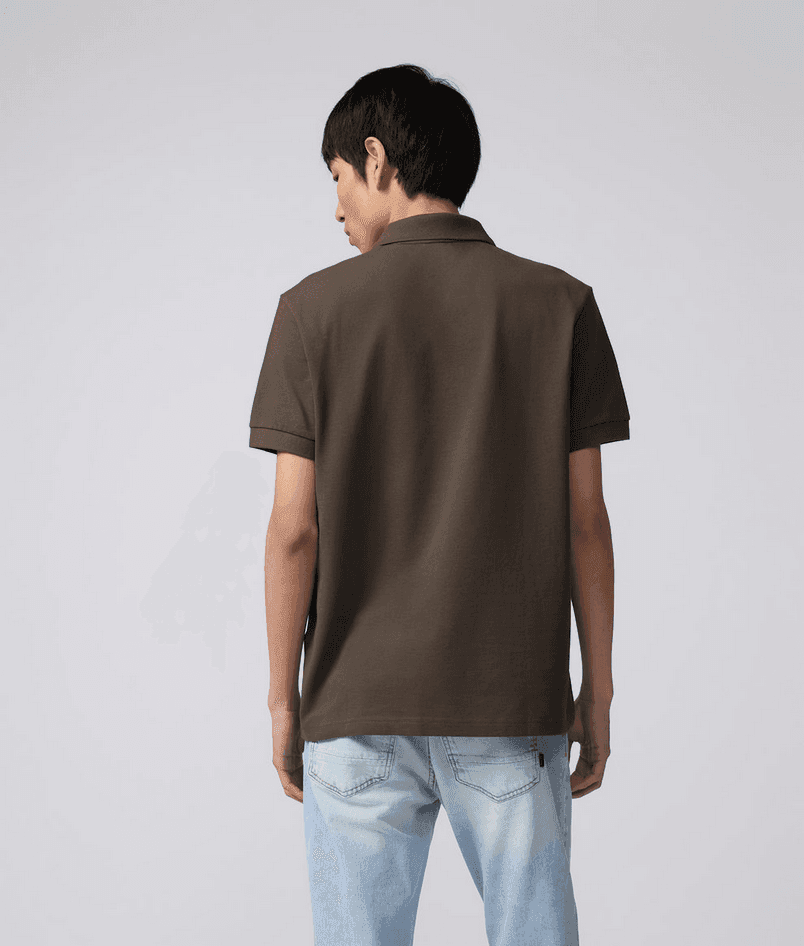 REFRIGIWEAR polo basic uomo major brown - 6