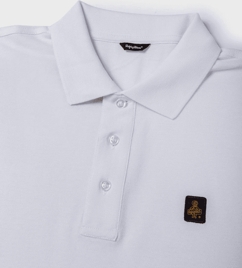 REFRIGIWEAR polo basic uomo bianco - 3