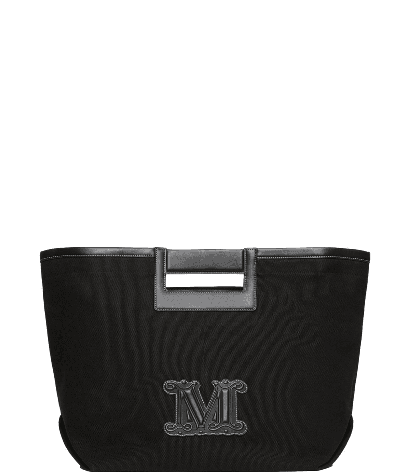 MAX MARA borsa beachwear donna nero