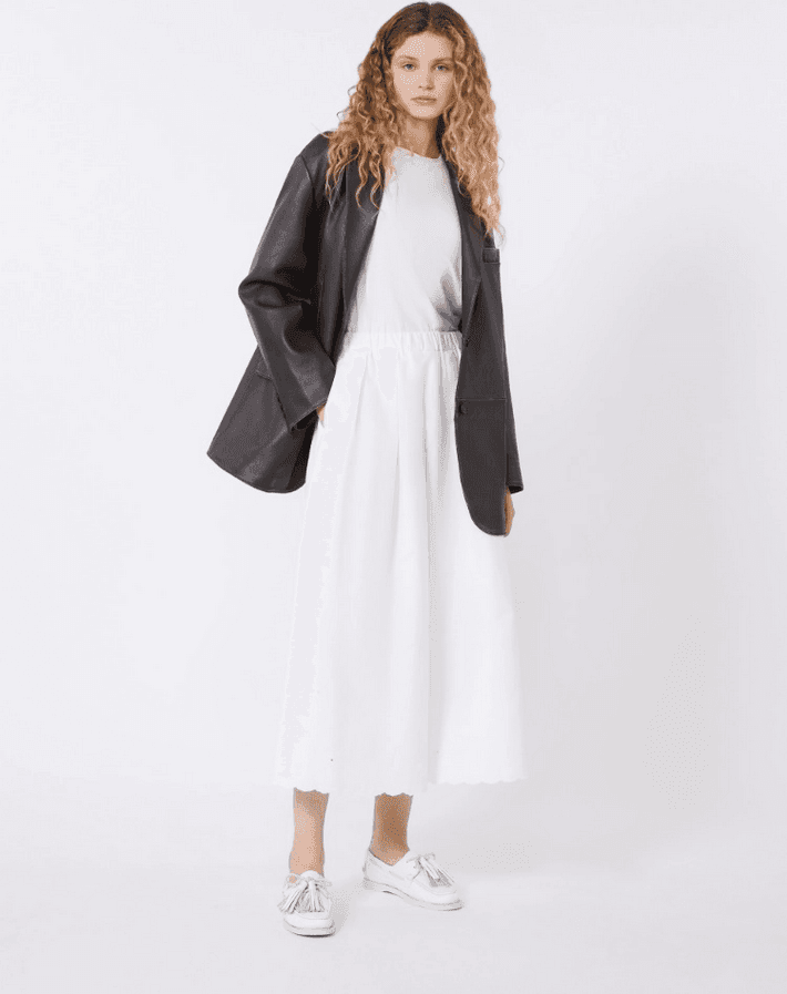 MAX MARA giacca in pelle donna marrone - 4