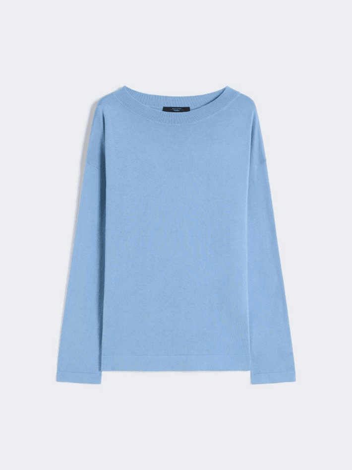 MAX MARA maglia in filato donna azzurro - 5