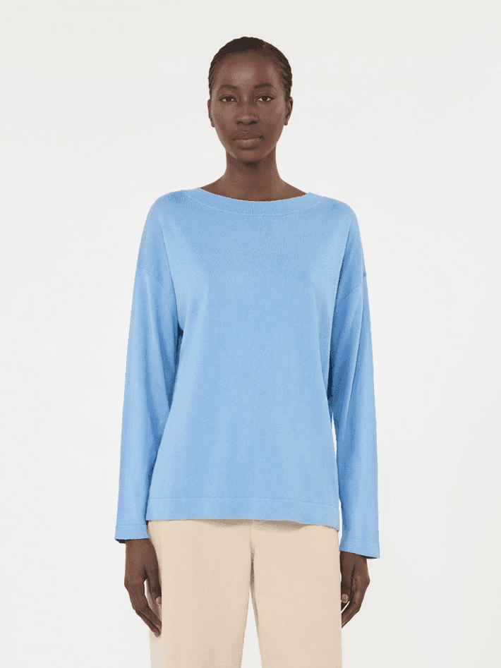 MAX MARA maglia in filato donna azzurro - 2