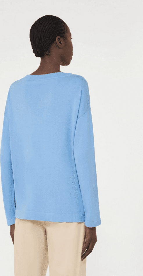 MAX MARA maglia in filato donna azzurro - 3