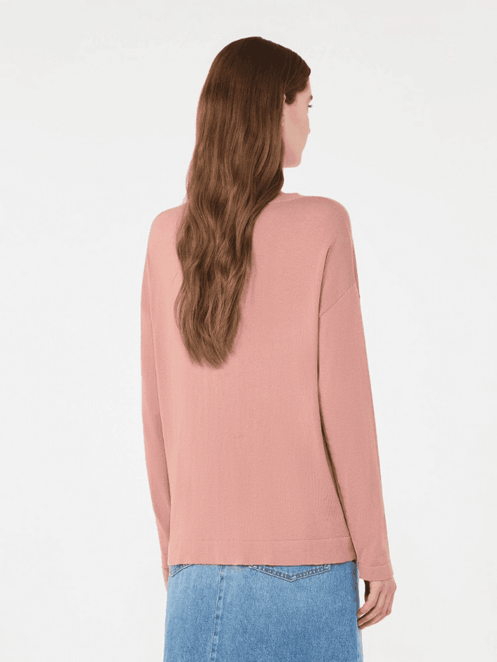 MAX MARA maglia in filato donna rosa - 3