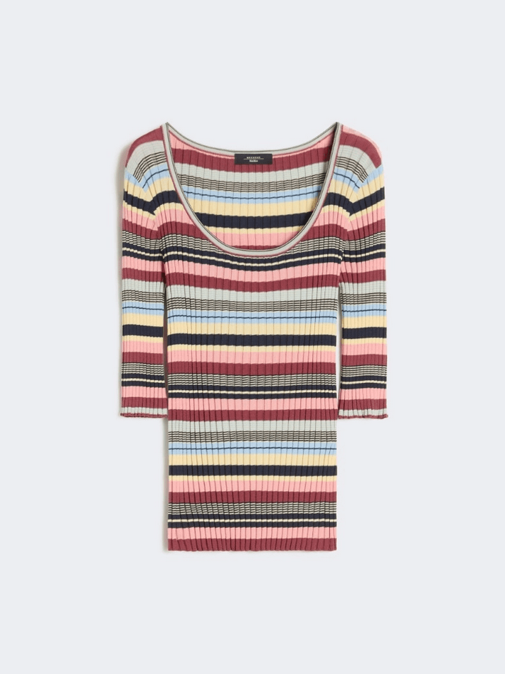 MAX MARA maglia a coste donna multicolor - 5