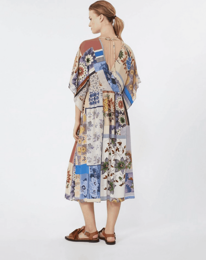 MAX MARA abito in seta stampato donna multicolor - 3