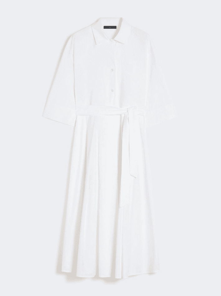 MAX MARA abito donna bianco - 5