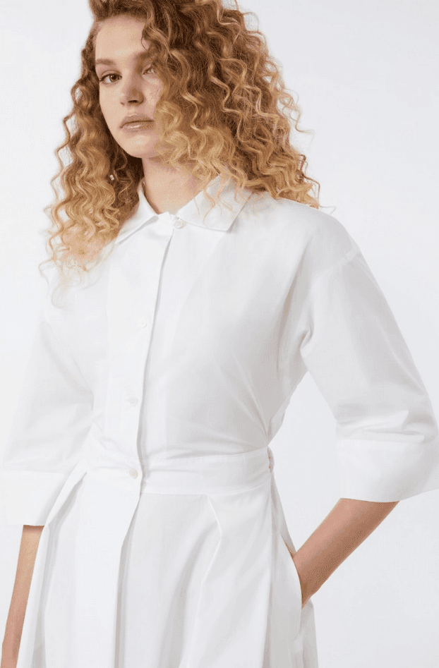 MAX MARA abito donna bianco - 3
