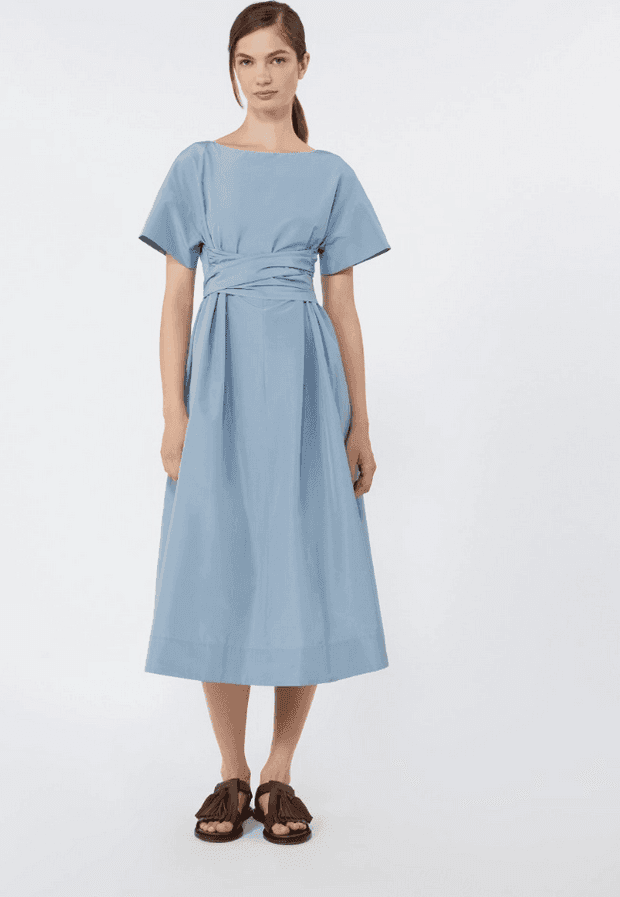 MAX MARA abito svasato donna azzurro - 2